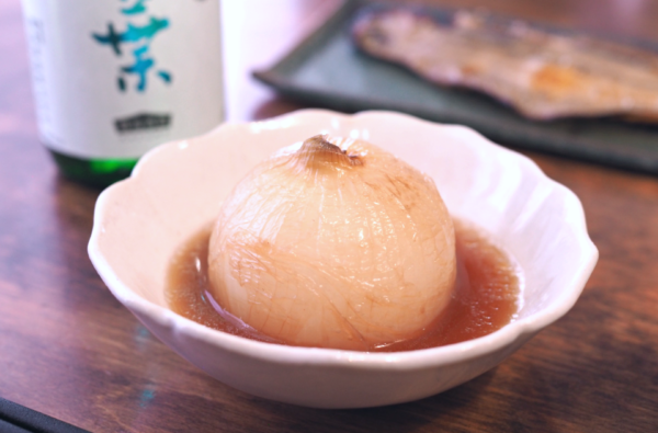 【日本酒を楽しむ美味しいレシピ】竹葉 純米吟醸 × 新玉ねぎの揚げ出し